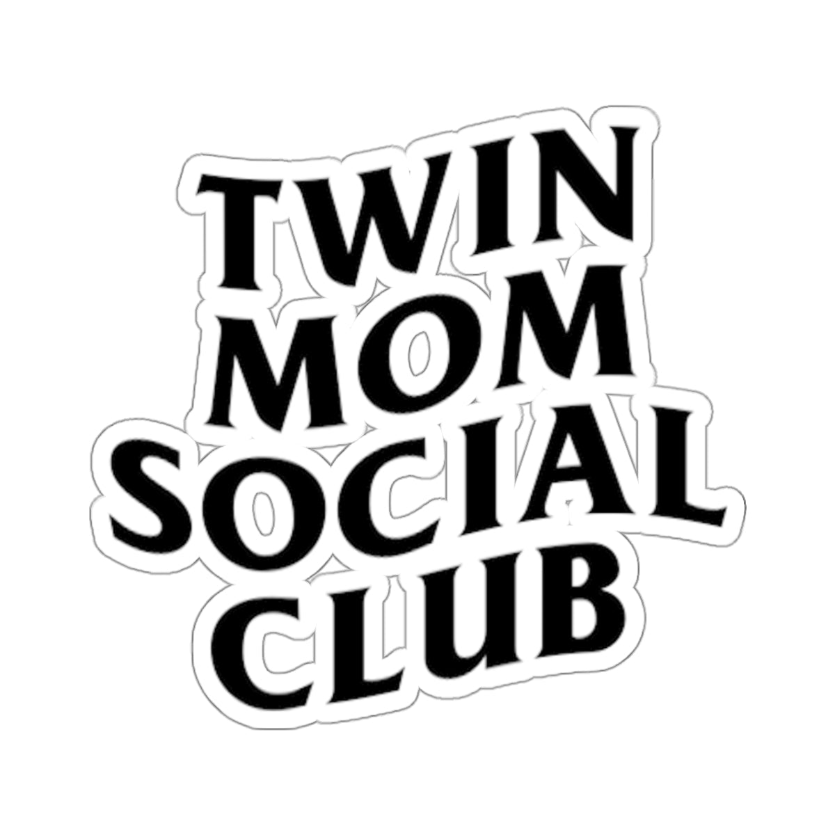 Twin Mom Social Club Sticker